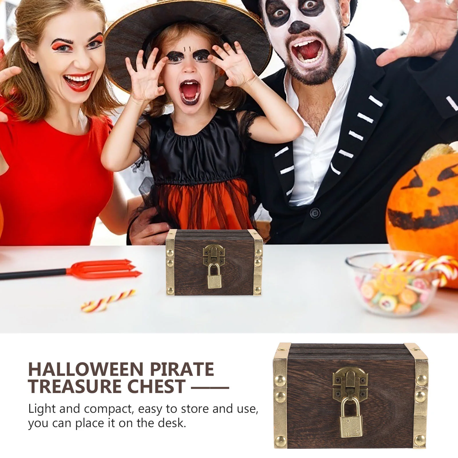 1 комплект винтажная шкатулка с ключом маленький сундук сокровищами