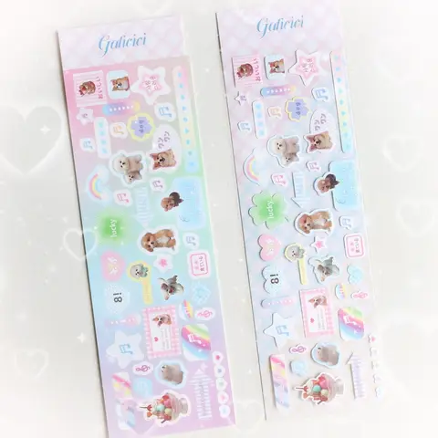 Блестящие наклейки для скрапбукинга