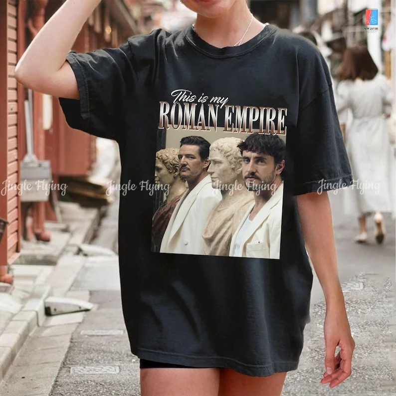 Фото Пол Мескаль и Педро Паскаль «Это моя винтажная рубашка римской империи» Homage №1