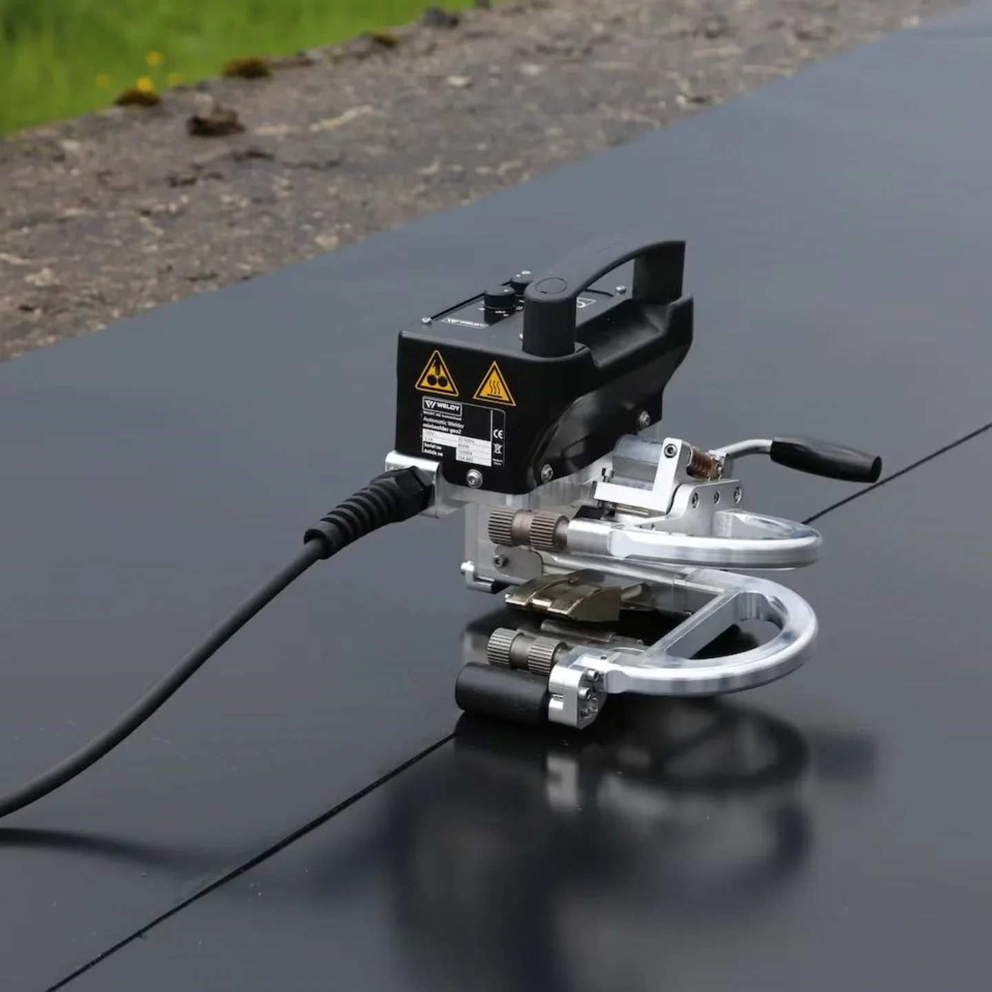 Сварочный аппарат для горячей сварки геомембраны 800 Вт производство Китай