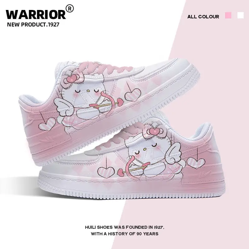 

Kawaii Sanrio Kuromi My Melody Cinnamoroll Hello Kitty Women's Cricket Shoes Cute Cartoon Versatile Casual Sports Shoes Gift