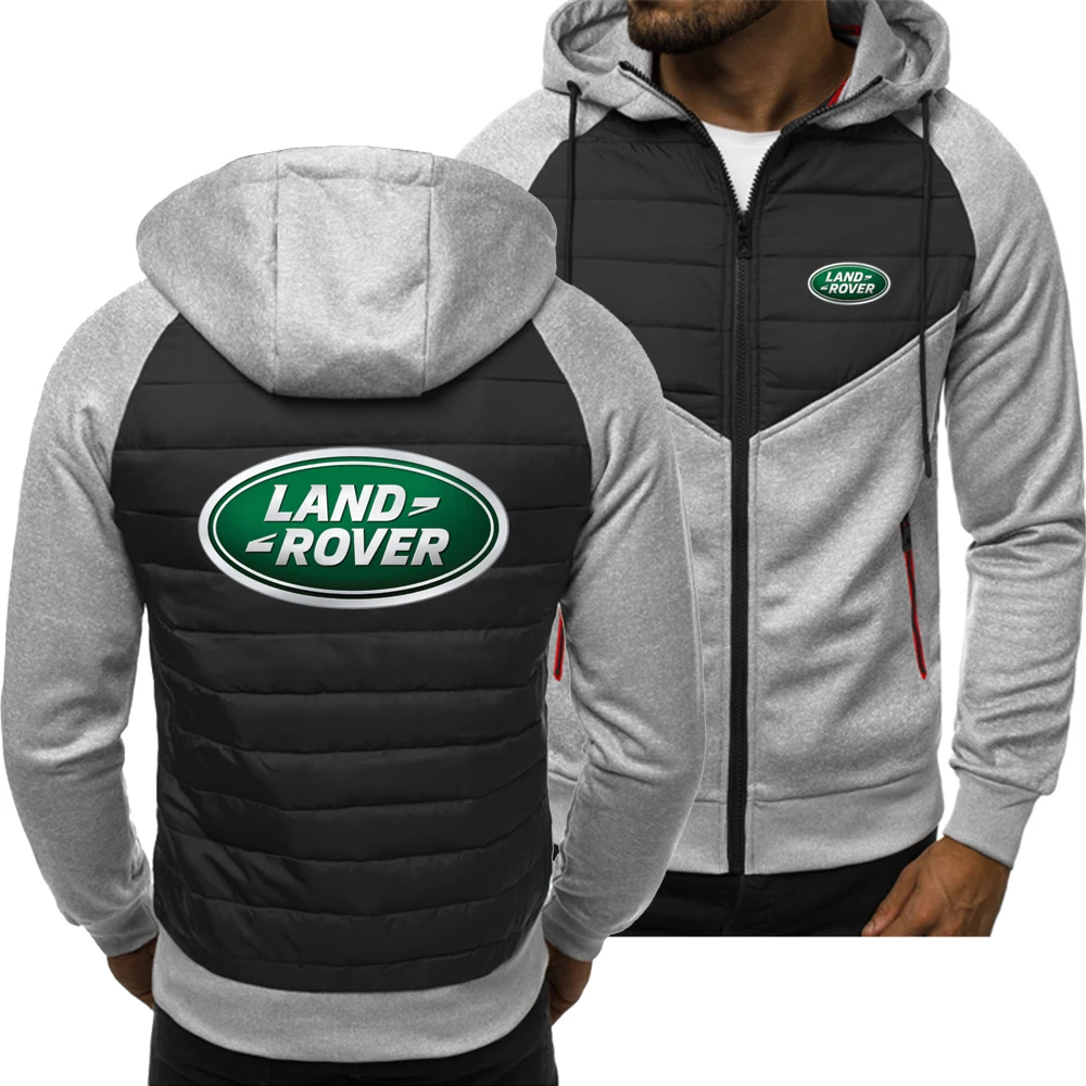 

Велосипедная Толстовка Land Rover, мужские Модные Спортивные Повседневные свитшоты, кардиган, куртка на молнии с длинным рукавом