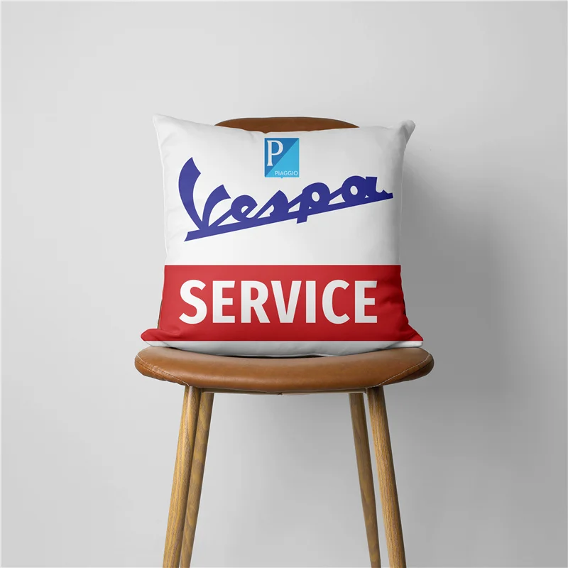 

Vespa Pillow Cover Pillowcase Home Decorative Cushion Cover QZ-012