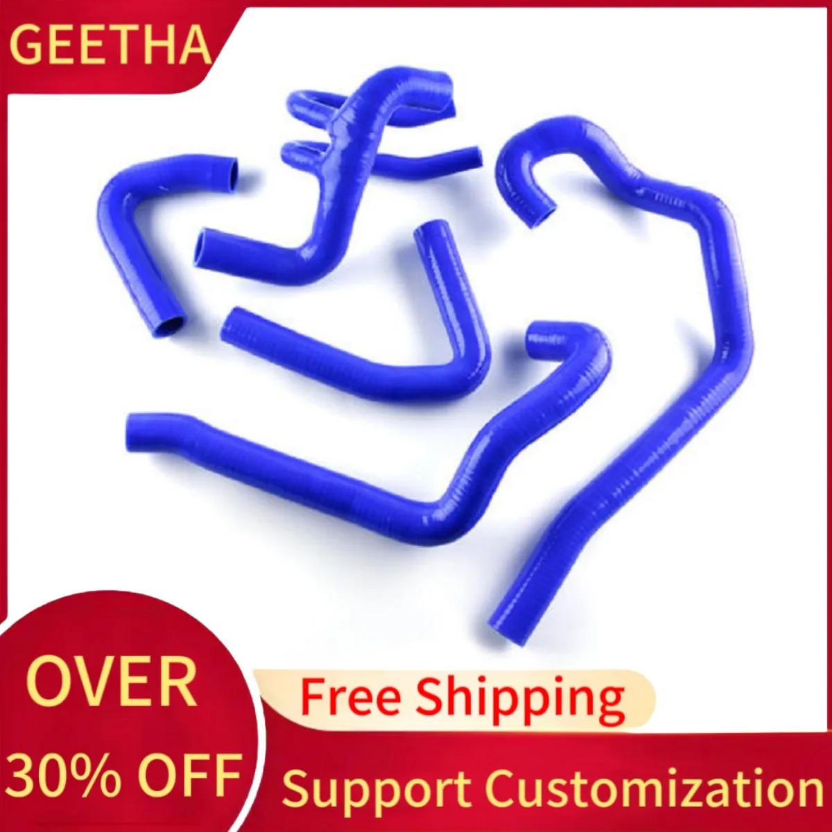 Для Peugeot 106 GT1/Citroen SAXO VIS 16 В силиконовый шланг для воды радиатора 5 шт.