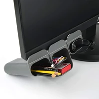 3 pack new creative diy screen pen pencil holders desktop accessories bags desk organizers containers storage bags black
