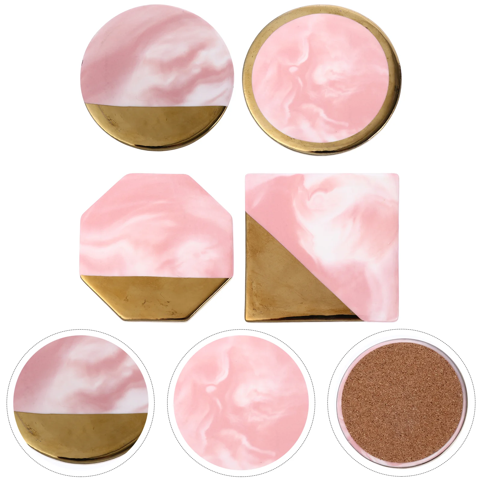 

4pcs Cup Pad Household Placemat Tableware Mats for Home