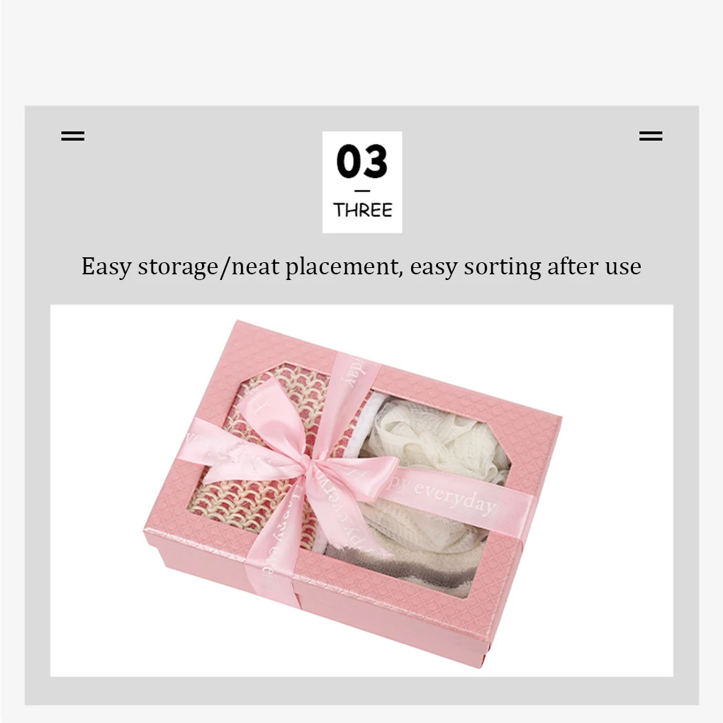 

Комплект из 3 предметов, Очищающий скраб, перчатки, аксессуары для душа