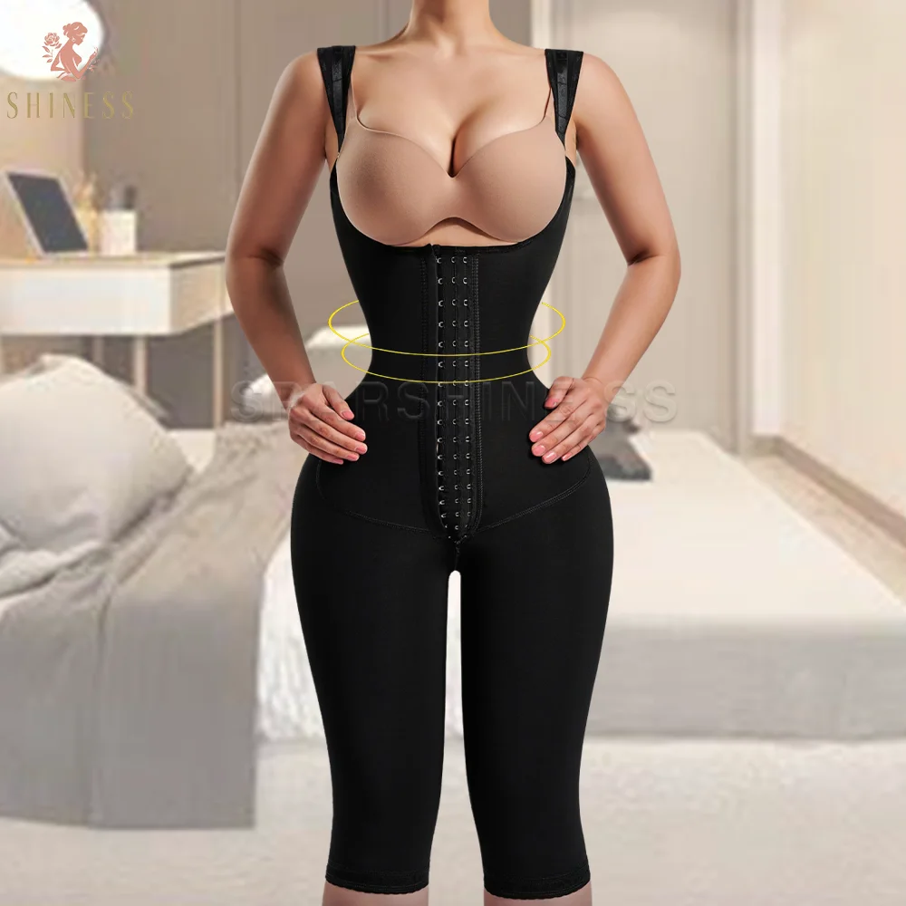 Женский формирователь всего тела с высокой компрессией Fajas Colombiana корректирующее
