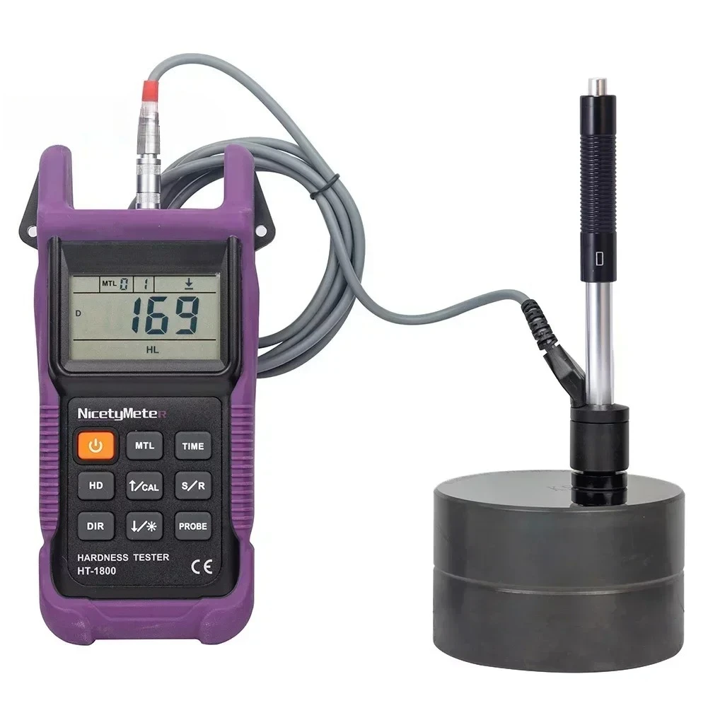 Фото NicetyMeter HT1800 Измеритель твердости либу от 200 до 960 HLD Дюрометр для металлов HLD HRC HRB HB HV HS unsb со стандартным типом D №1