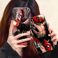 marvel spider man phone case for huawei p smart z 2019 2021 p20 p20 lite pro p30 lite pro p40 p40 lite 5g coque liquid silicon