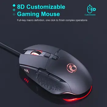 Office Compatible for Office Mouse ABS Adjustable DPI IMICE T91 Gaming Computer with Fire Button Design for Office 1