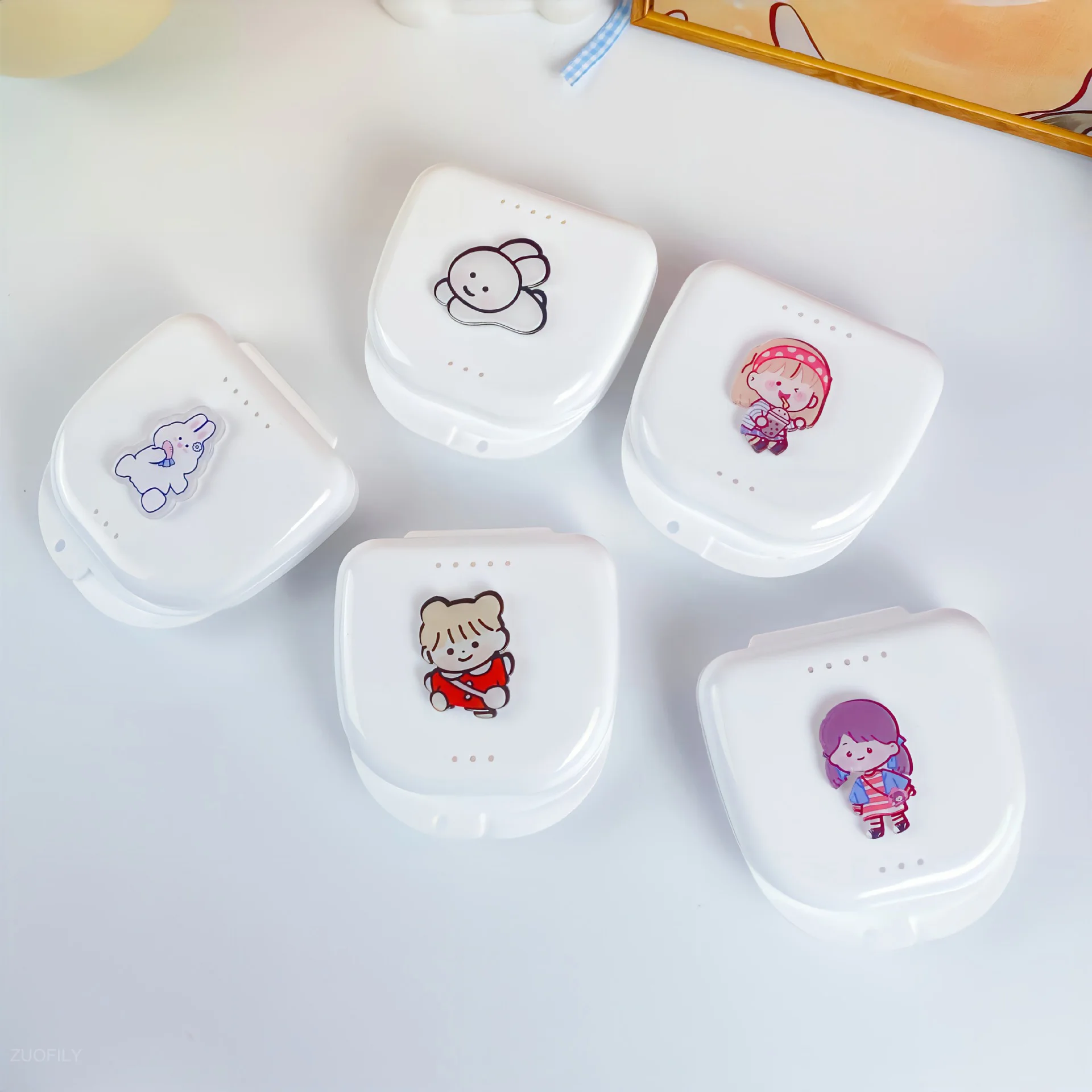 Чехол для частичного зубного протеза коробка ортодонтических зубных протезов