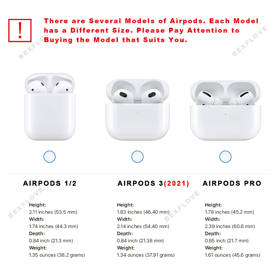 Роскошный чехол для наушников AirPods 2 3 pro силиконовый Apple Air Pods зарядки