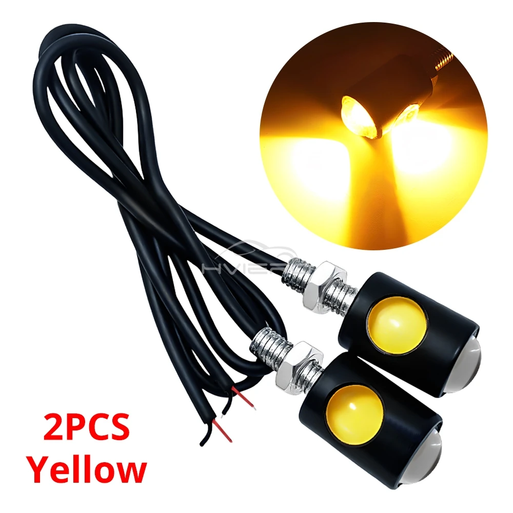 

1/2/4/10 шт. автомобиль мотоцикл Eagle Eye светодиодные дневные ходовые огни супер яркий указатель поворота номерной знак хвост задний габаритный фонарь