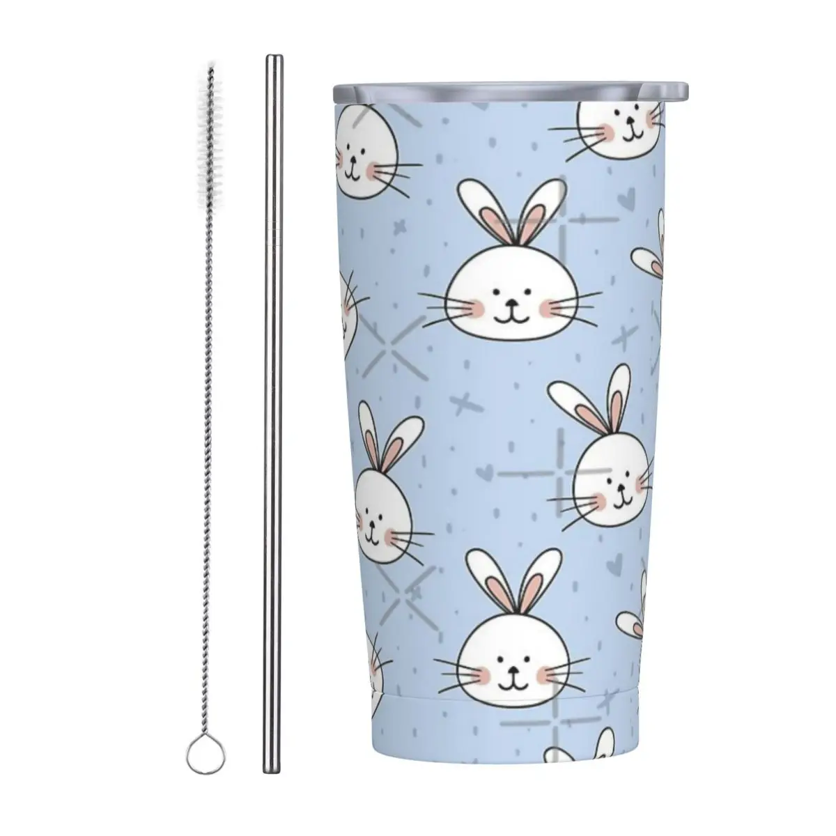 

Mischief Classic Stainless Steel Mug Good Seal easy to use With straw Reusable