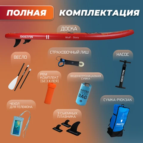 BEIST 11'6" надувная сап-доска для серфинга