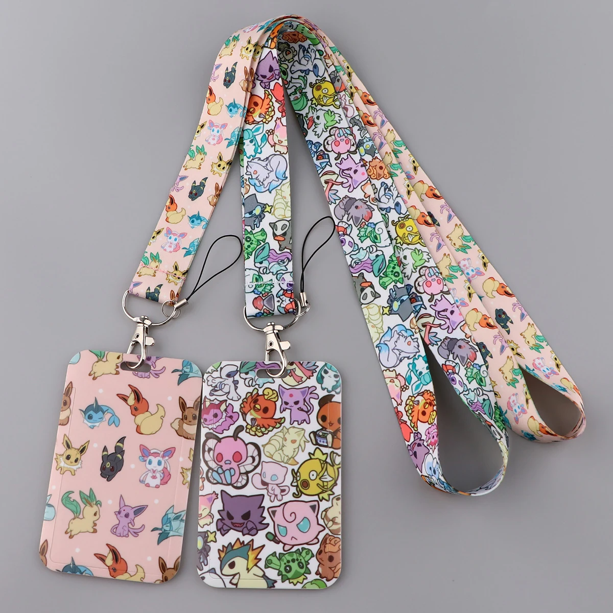 

Cute Animal Animation Lanyards Card Neck Strap Lanyards ID Badge Holder Keychain Key Holder Hang Rope Keyrings Accessories Gifts