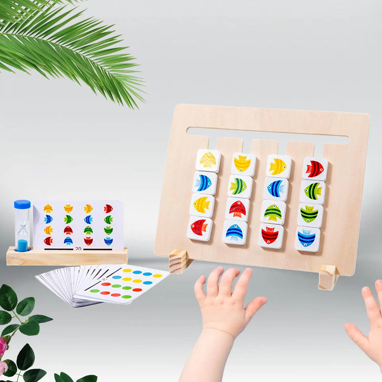 

Пазл деревянный раздвижной в форме и цвете, детская развивающая деревянная игрушка для дошкольного возраста, пазл-слайд, подходит для цветов и форм