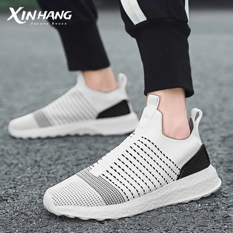 

2022 New Men's shoes Running Outdoor Mesh Walking Hiking Jogging Casual Damping Trend Breathable Lace-Up Gym Lightweight Sneaker