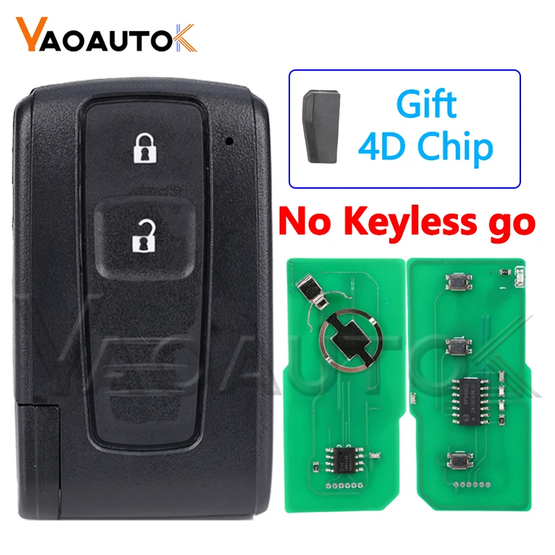 

Автомобильный дистанционный ключ для Toyota Prius 2004-2009 312/433 МГц 4D чип FCC ID:MOZB21TG MOZB31EG 2 3 кнопки автомобильный брелок вход без ключа