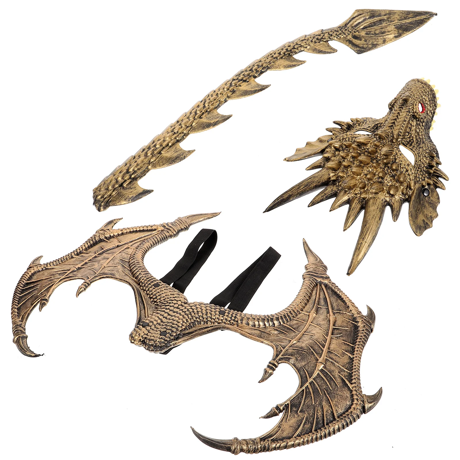 

Маска дракона на Хэллоуин, Детский костюм, реквизит, украшение для детей из резиновой пены