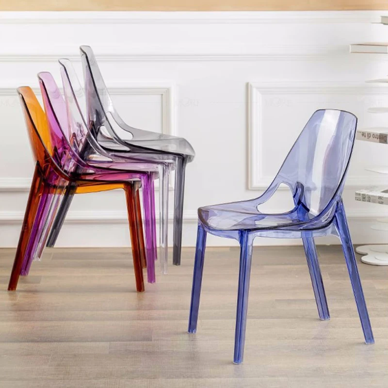 S Back Support Floor Protector Clear Dining Chairs Cheap Lounge Cadeira Chaise Home Decoration