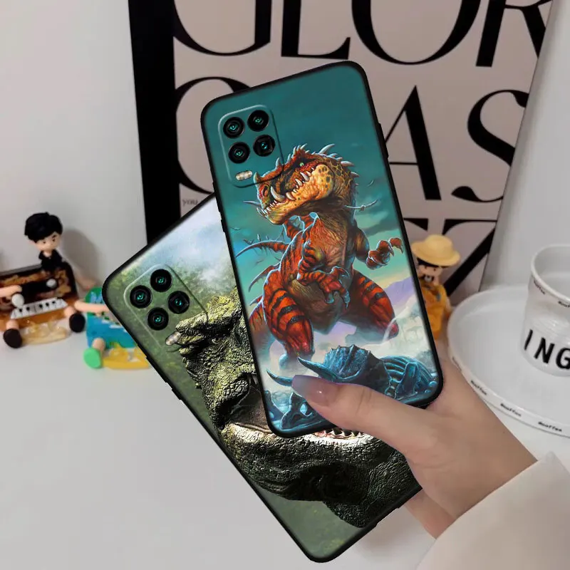 Чехол для телефона с динозавром Samsung Galaxy Note 8 9 10 20 Ultra Lite Plus A03 A06 A16 M35 A11 M21 J7 J8 Prime Core Pro
