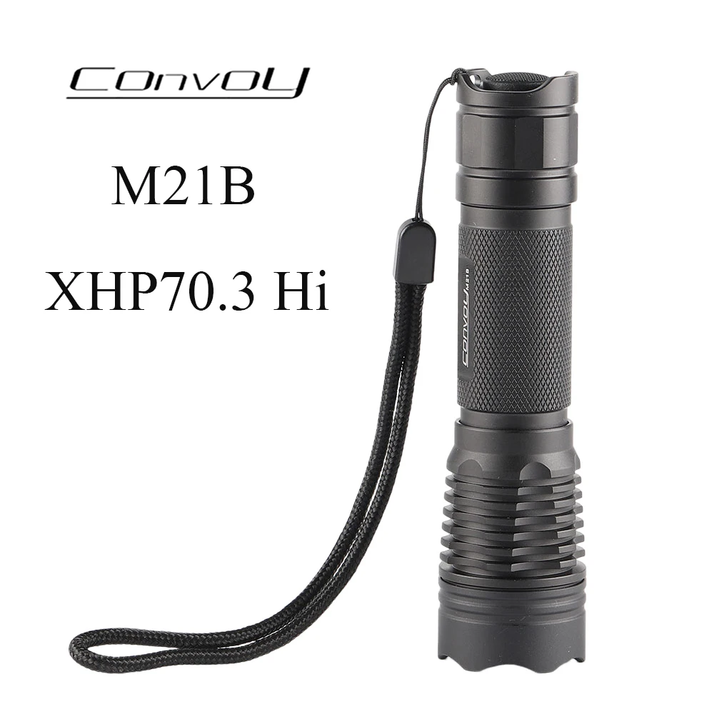 Фонарь Convoy M21B XHP70.3 Hi 12 групп 21700