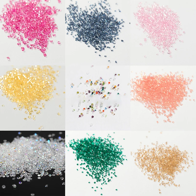 1440 шт., кристаллы AB SS6, мини-ногти, искусственные кристаллы, 3D Ногти, украшение, искусственные бриллианты