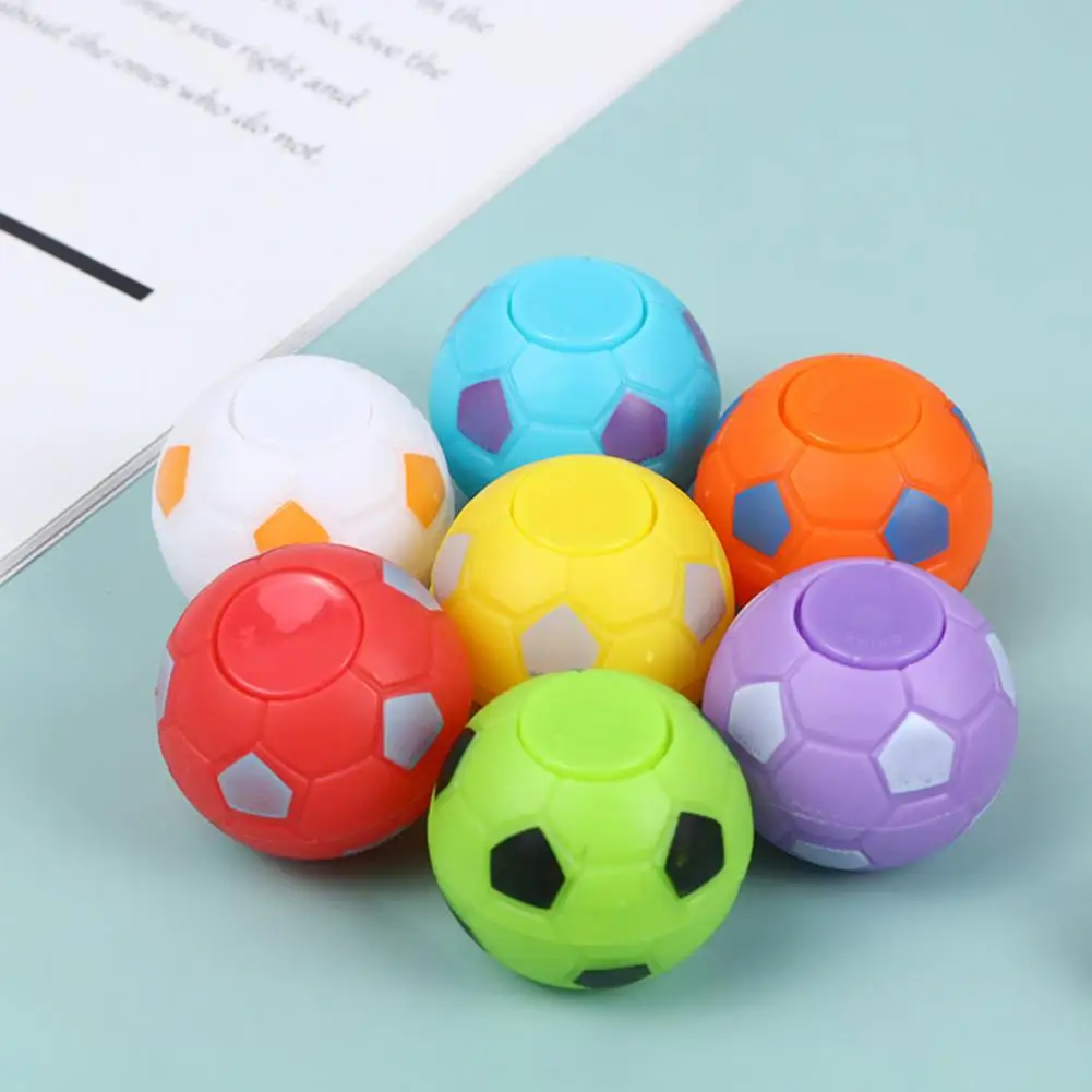 

20Pcs Cute Miniature Fun Props Mini Fidget Spinners Soccer Ball Toys Candy Bag Filler Football Spinner Mini Finger Toys