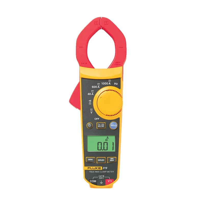 

Цифровой мультиметр-зажим FLUKE 317 319 с гибким токовым зажимом, многофункциональный мультиметр F312 600A 1000A