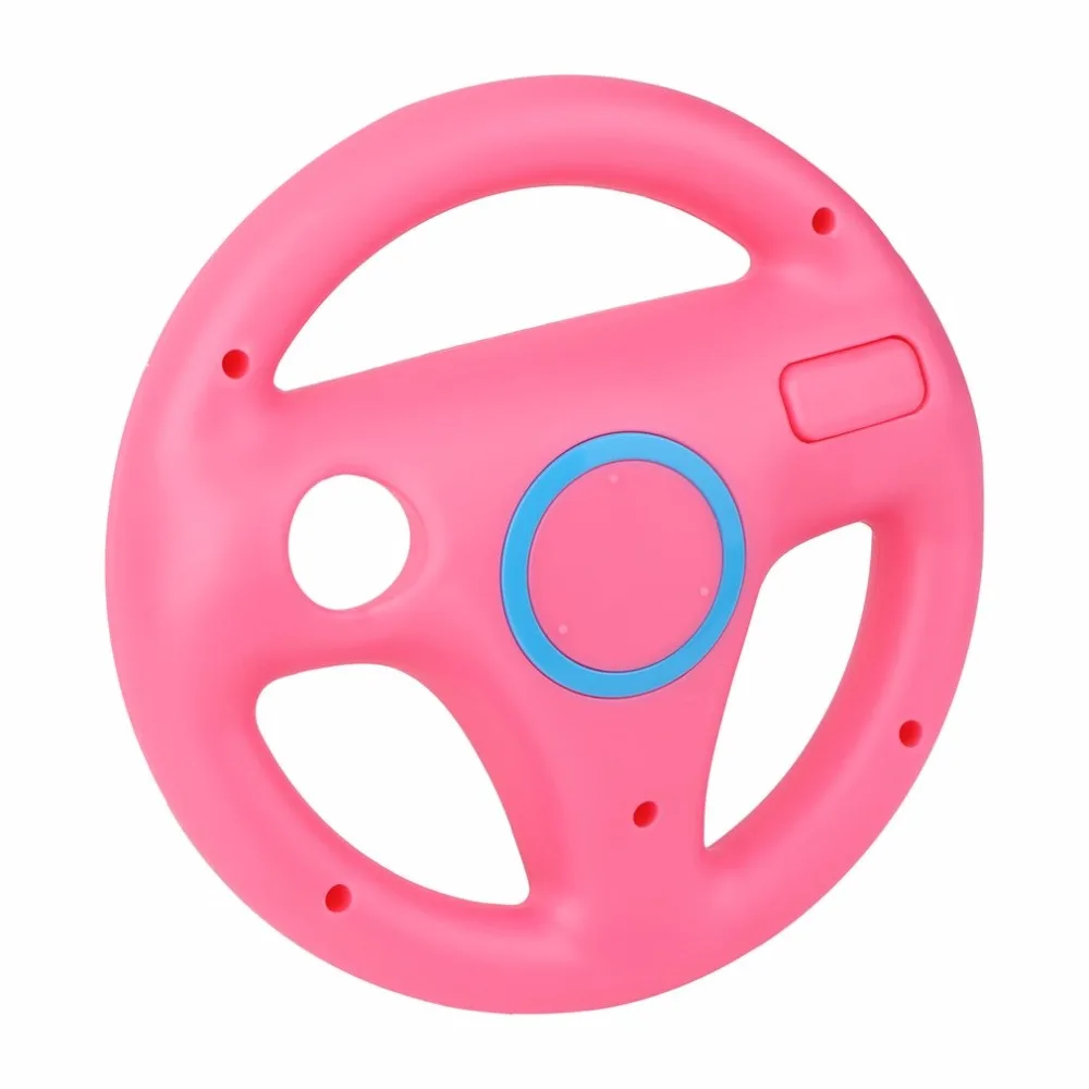 3 Color Plastic Game Racing Steering Wheel for Nintendo Wii for Mario Kart Remote Controller Dropshipping Hot Sale Dropshupping images - 6