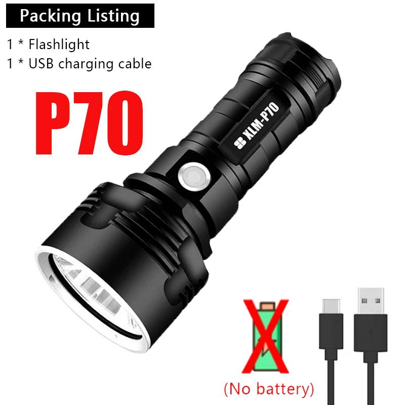 

Фонарик PDQ P70 черный