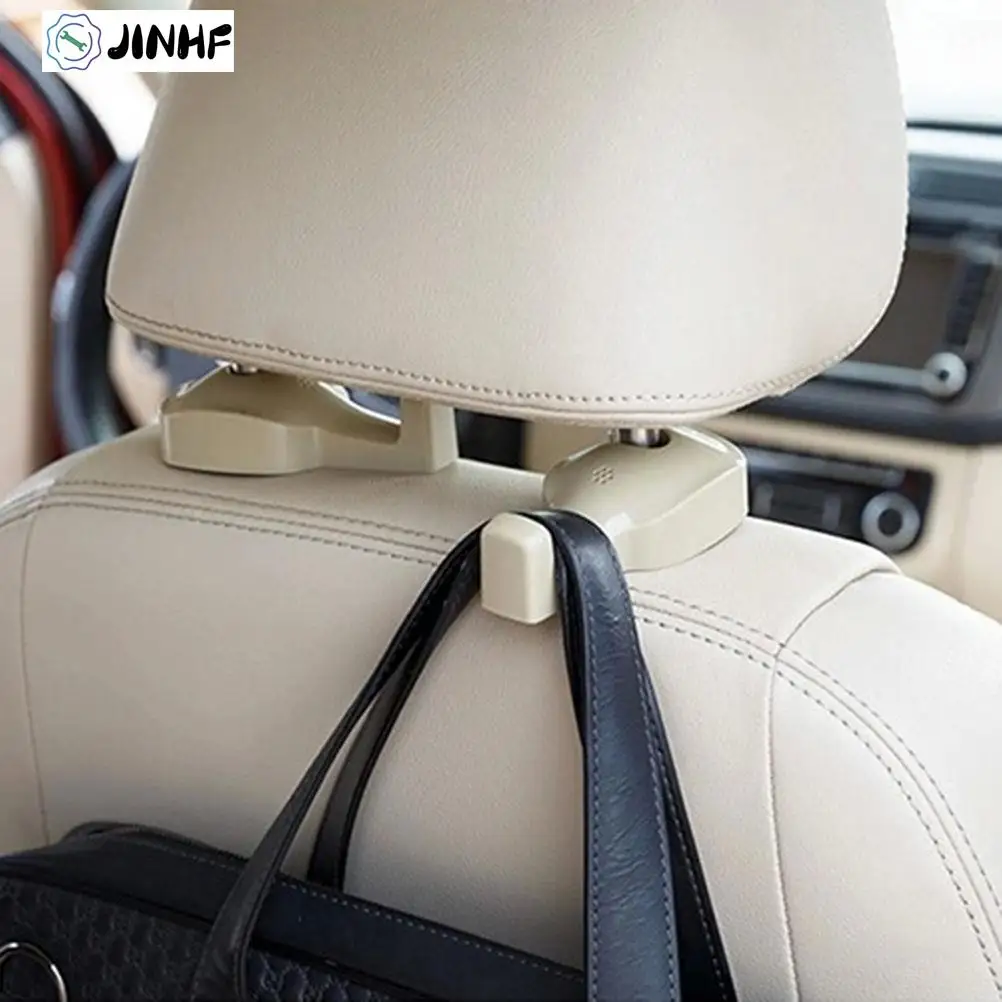 

New 2PCS/bag Car Fastener&Clip Interior Accessories Bags Auto Portable Seat hook Hanger Purse Bag Holder Organizer Holder