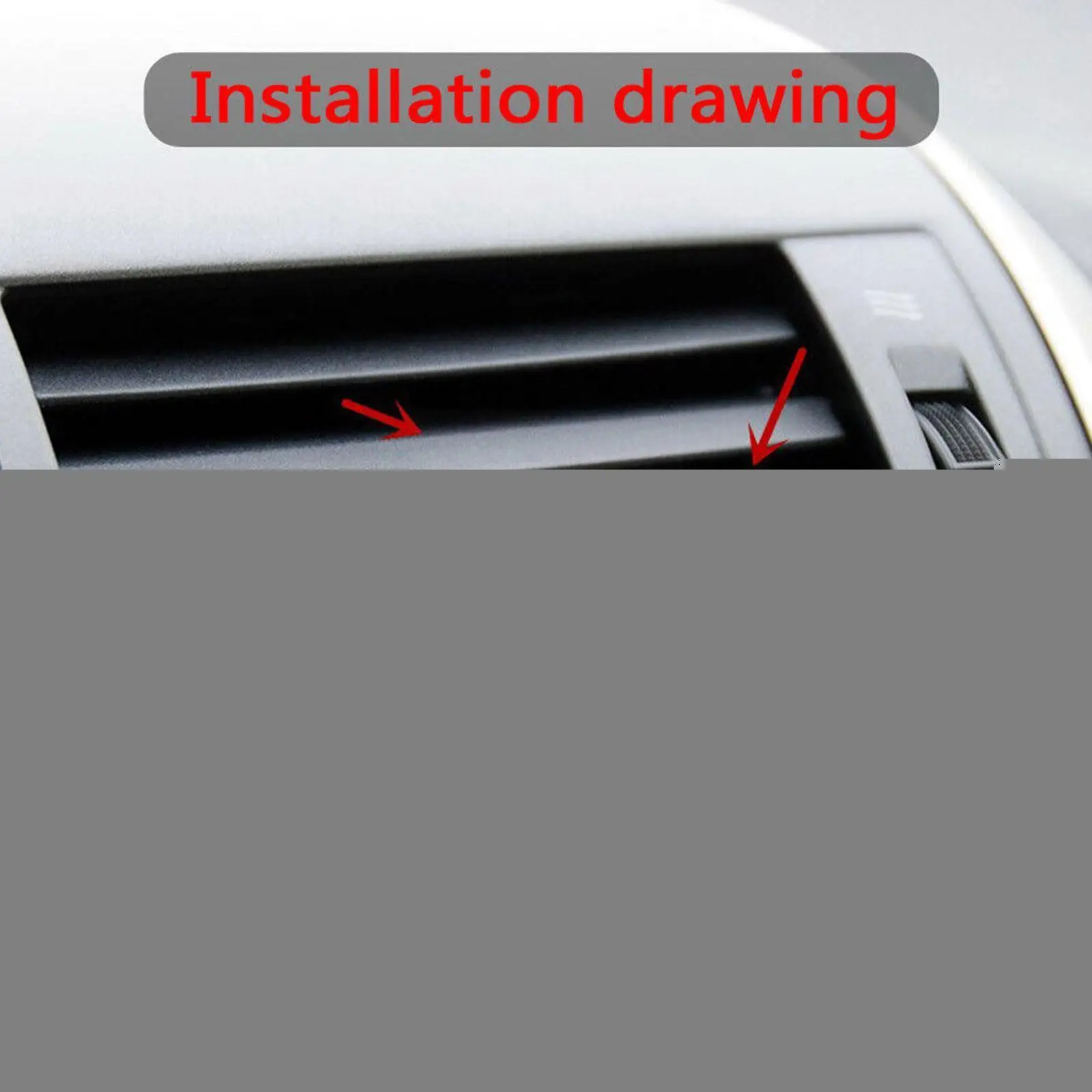 

Клипса для вентиляционного отверстия автомобиля, аксессуары из АБС-пластика, черная клипса для вентиляционного отверстия, клипса для венти...