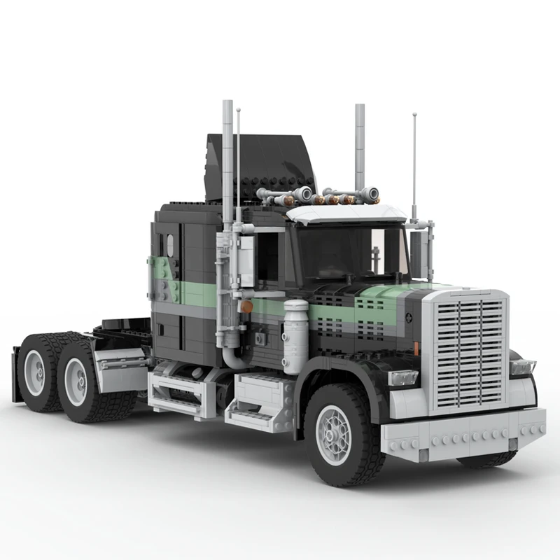 

2616PCS MOC 6X4 MKII truck engineering container tractor dump trailer tower head DIY creative ideas ChildrenToy Technology Block