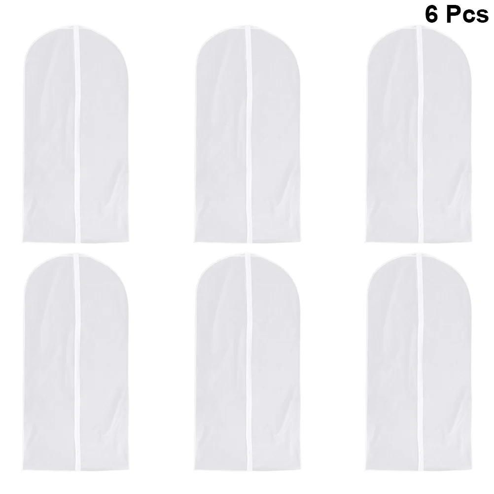

Cover Garment Bags Suit Hanging Clothes Bag Organizer Storage Closet Transparent Clothing Dress Dresses Household Rack Luggage