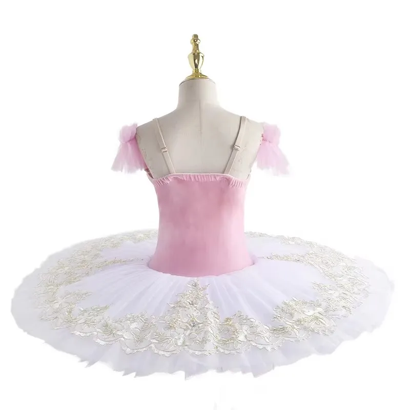 Профессиональное балетное платье-пачка для девочек фиолетовое взрослых