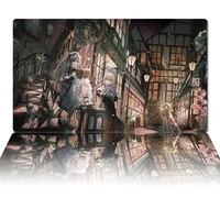 YuGiOh Ghost Sister & Spooky Dogwood Mat Ghost Belle & Haunted Mansion Playmat TCG CCG Mouse Pad Anime Desk Pad Zones Free Bag