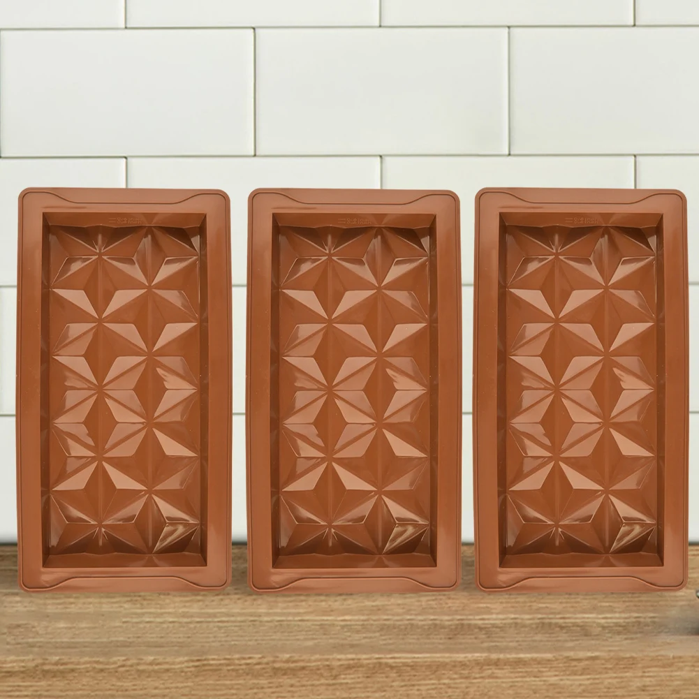 3/2/1 шт. глубокие формы для шоколадных батончиков силиконовая прямоугольная форма