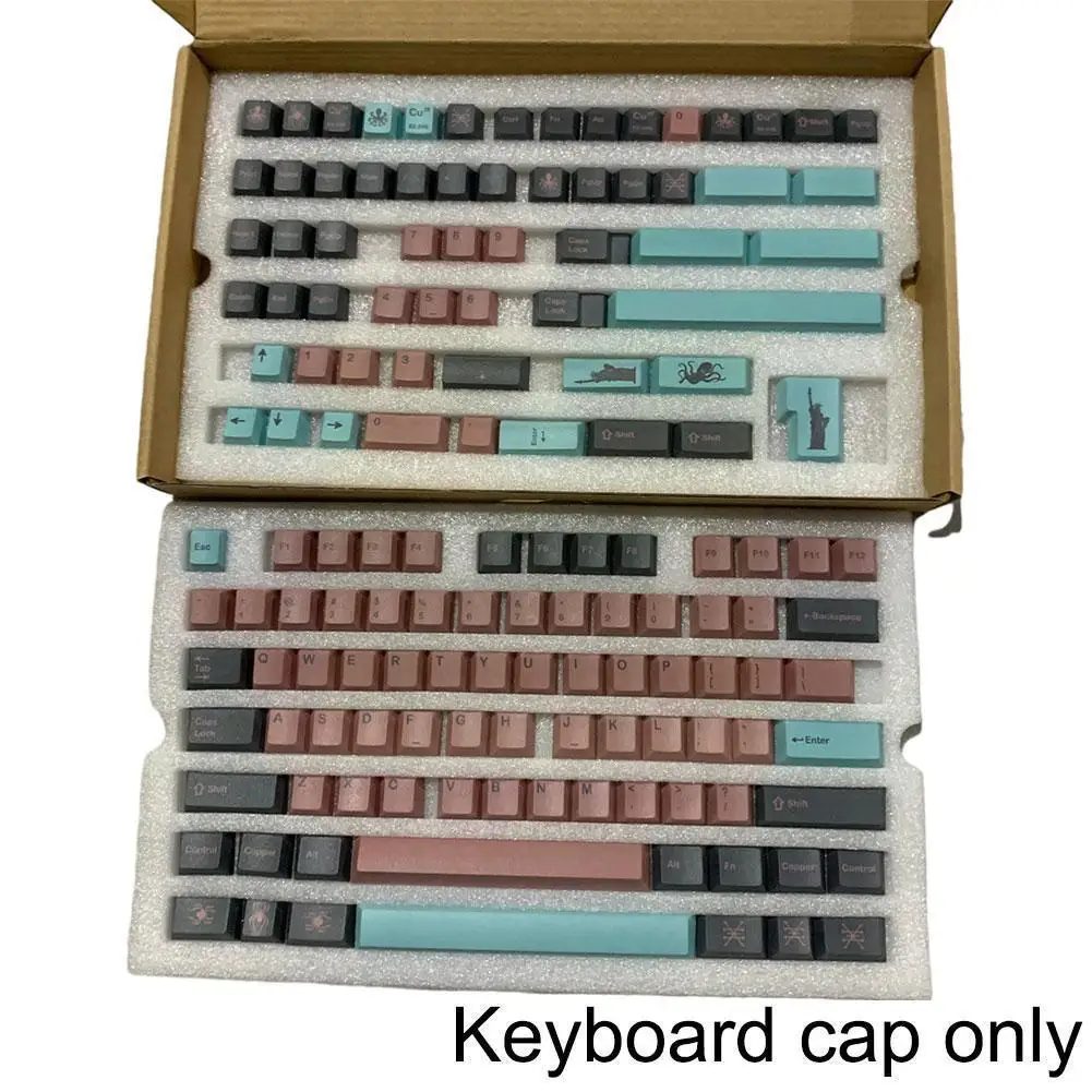 

140 Keys Gmk Keycaps Profile Pbt Dye Sublimation Mechanical Keyboard Keycap For Mx Switch 84/87/96/104/108/980 K5k8