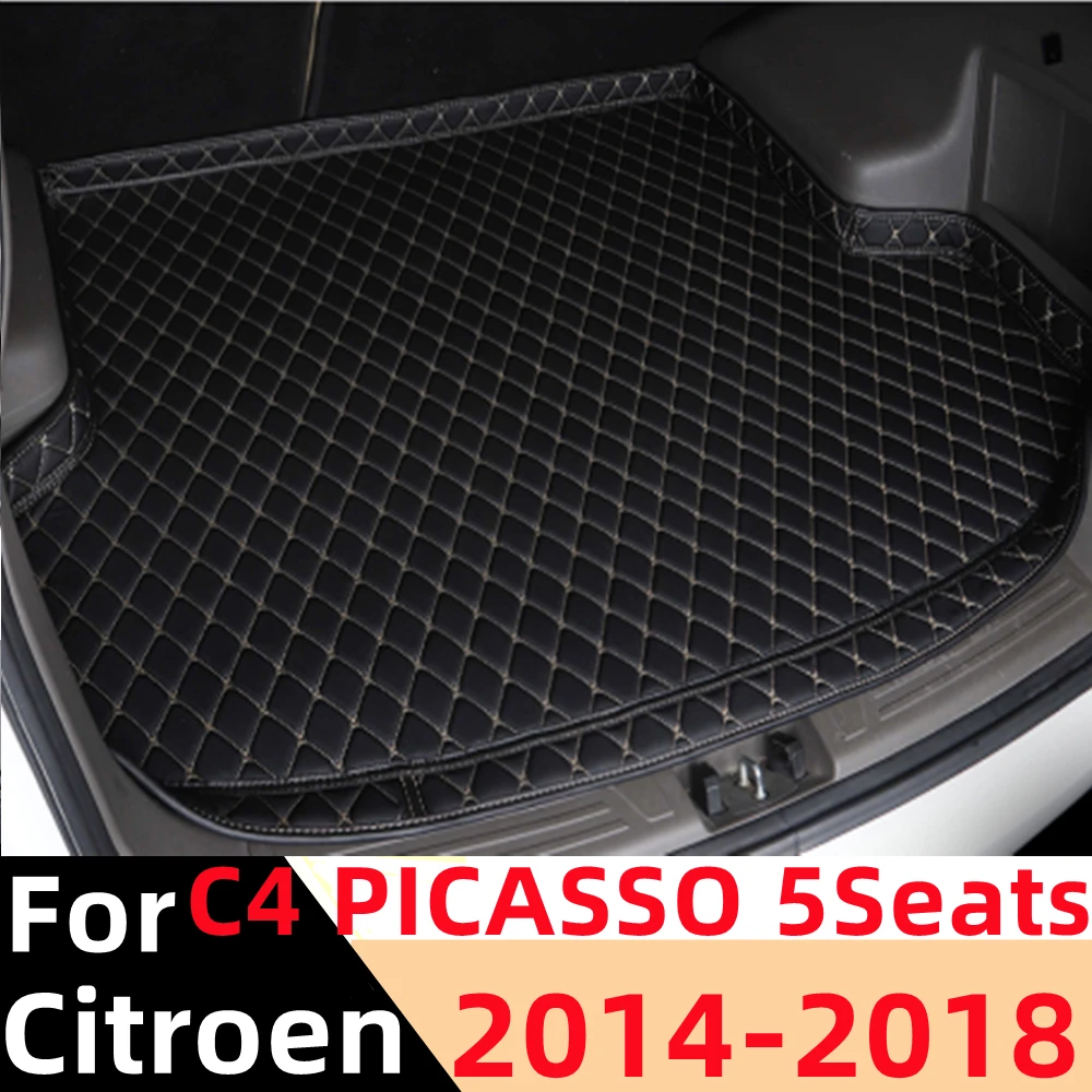 

Автомобильный коврик для багажника Citroen C4 PICASSO, 5 мест, 14-18, для любой погоды