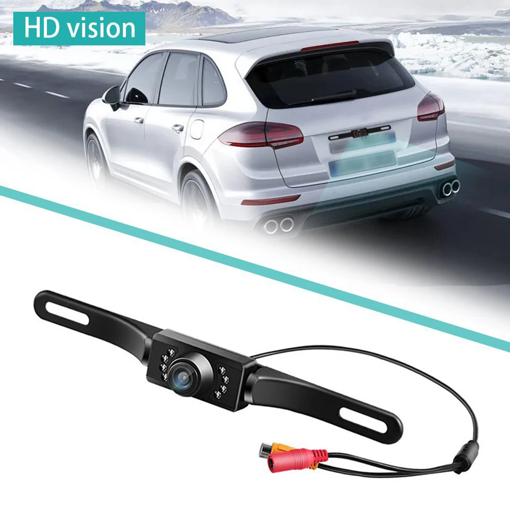 

Brand New Backup Camera Reversing Camera Accessories Back Up Car DC 12V License Number Plate Night Vision Parts