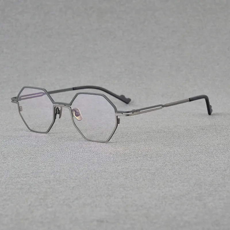 Новая дизайнерская индивидуальная оправа для очков из чистого титана