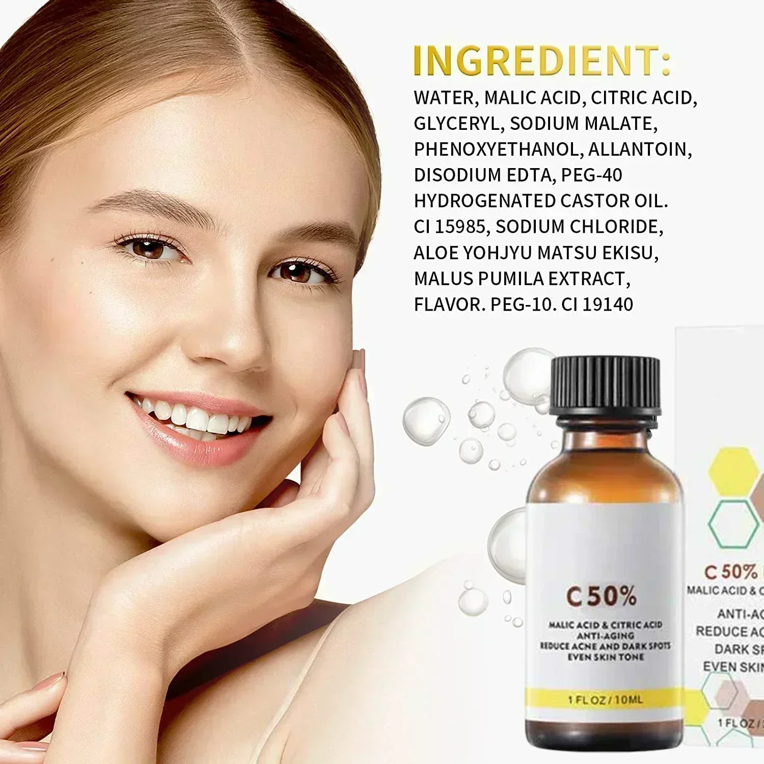 ГОРЯЧАЯ ПРОДАЖА Пилинг-масло для темных пятен кожи удаление омертвевшей