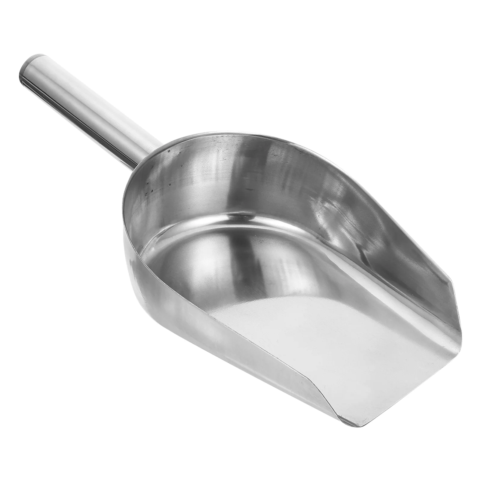 

Stainless Steel Ice Food Scoop Rice Cake Container Multi-functional Mininfridge Cube Kitchen
