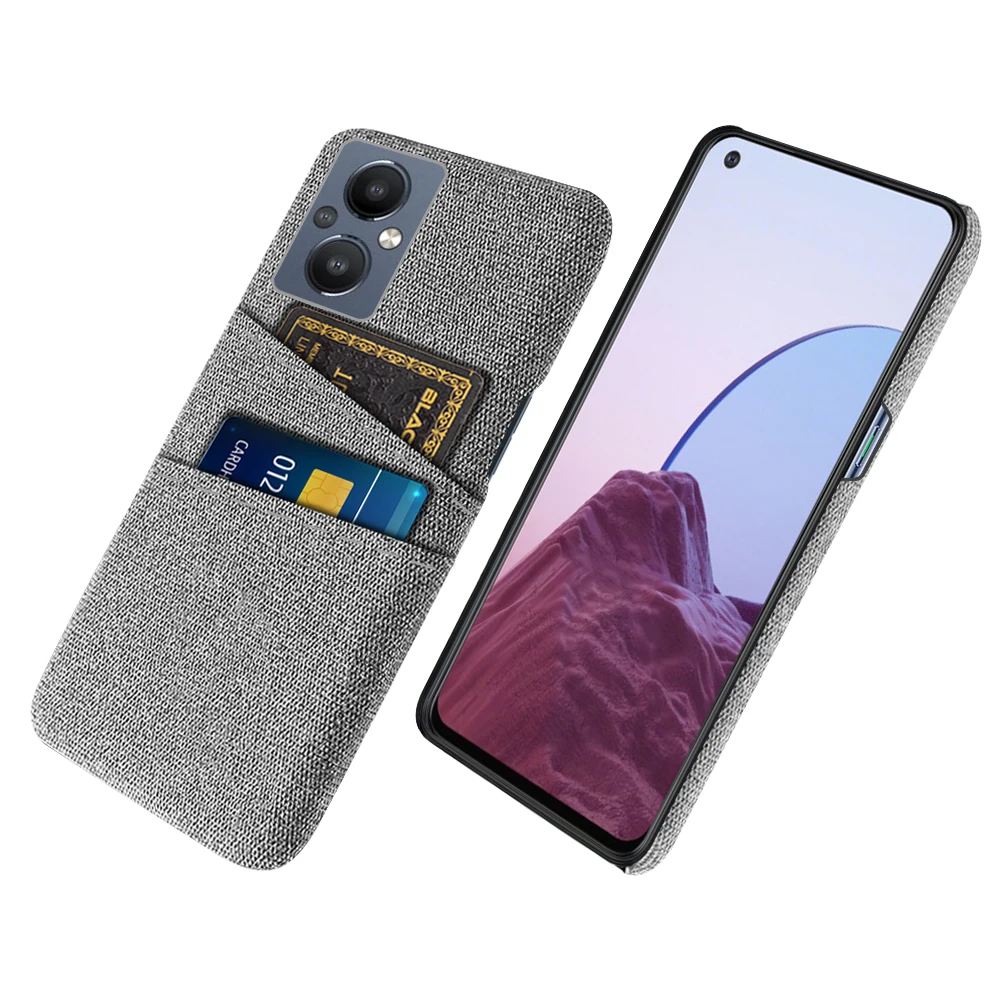 

Cloth Case For Oppo Reno 7Z 5G Case Fabric Dual Card Phone Cover For Oppo Reno7 Z 5G Cover For Oppo Reno 7Z 7 Z 5G CPH2343 Coque
