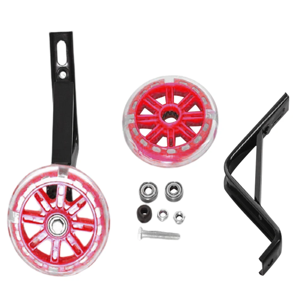 

Beginner Flash Mute Stabilizers Support Strong Adjustable Kid Learning Rear Balance Mounted Kit Bike Training Wheels Auxiliary