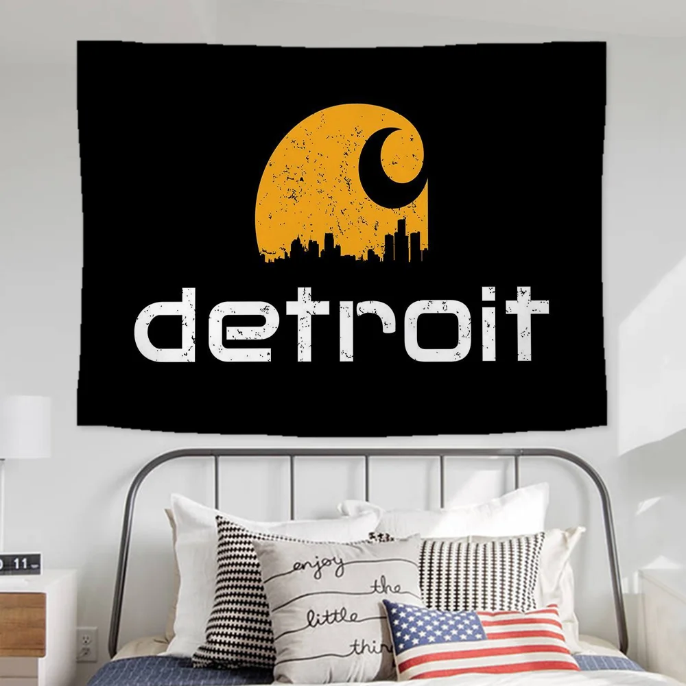 Carharttes Декоративный Гобелен Для Спальни Декор Стен Панорамный Печатный