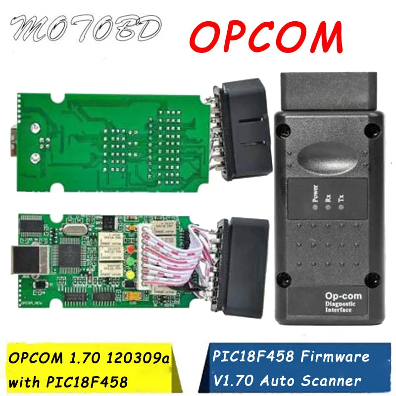 Сканер OP COM V1.70 OPCOM V1.78 V1.99 для Opel OBD2 OP-COM диагностический инструмент с чипом PIC18F458 |